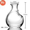 Hi 250ml Glass Wine Bottle Hole Sake Ice Jug Hamster Nest Cooling Brandy Whiskey Beer Decanter Transparent Wine Carafe Superior Bar Tools