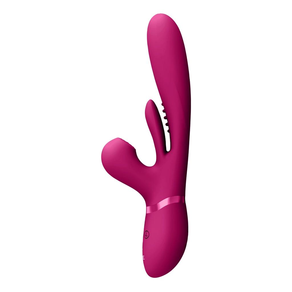 Vive - G-spot Vibrator with Fluttering Tongue and Pulse Wave Stimulator Kura