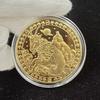 Twelve Constellation Commemorative Medals Tooth Fairy Gold Coins 12 Zodiac Crafts European and American Coins Lucky Guardian Constellation Coins
