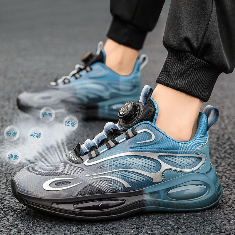 Sneakers Herren Drehende Knöpfe Außenhandel Übergröße Papa-Schuhe Paar Laufschuhe Mecha-Schuhe Herrenschuhe Fabrikdirektverkauf