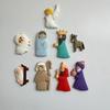 9 Stück/Set Jesus Kühlschrankmagnete DIY Zubehör Weihnachten Kühlschrankaufkleber PVC Dekorieren Sie Ihren Kühlschrank Oder Handyhülle Ohne Magnet