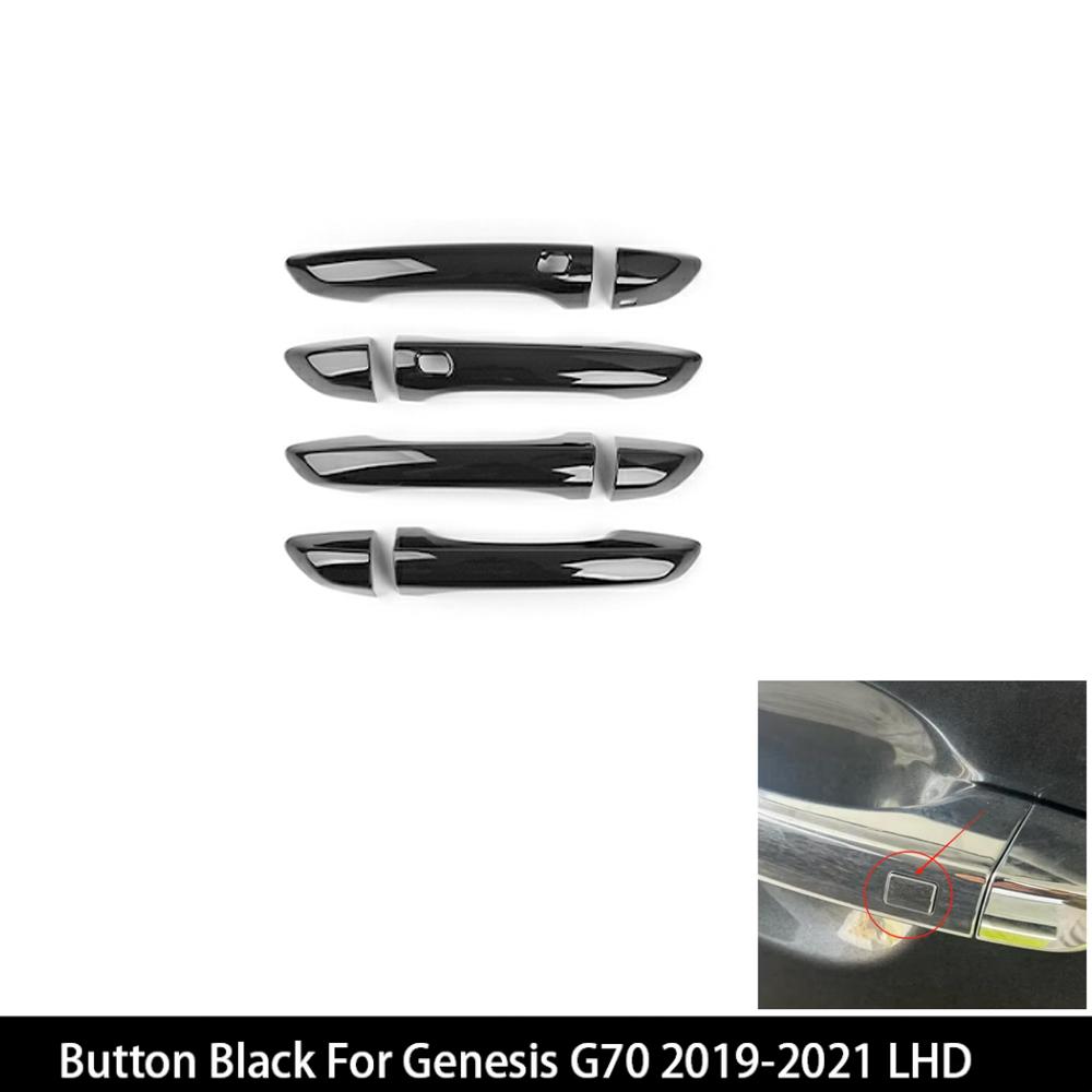 Pour Genesis G70 -2025 Tuning Voiture Fibre de Carbone Console Centrale Levier de Vitesse Boutons de Fenêtre Couvercle d'Aérateur Central Accessoires LHD
