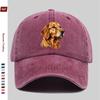 pc Cute Golden Retriever Print Baseball Cap Pet Portrait Design Decorative Hat Comfortable Lightweight Headwear Adjustable S