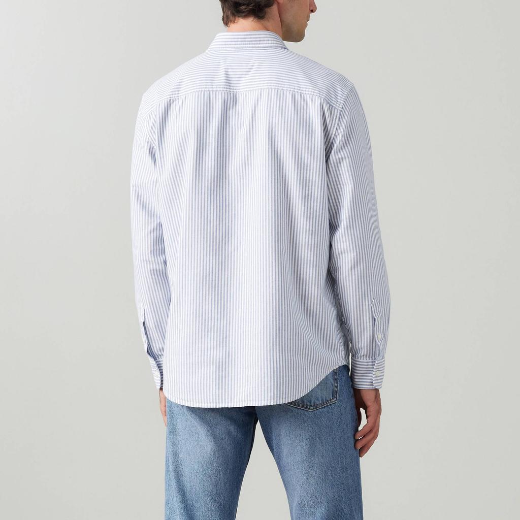 Levi's Shirts Men's Blue Lapel Moderate A7210-0023