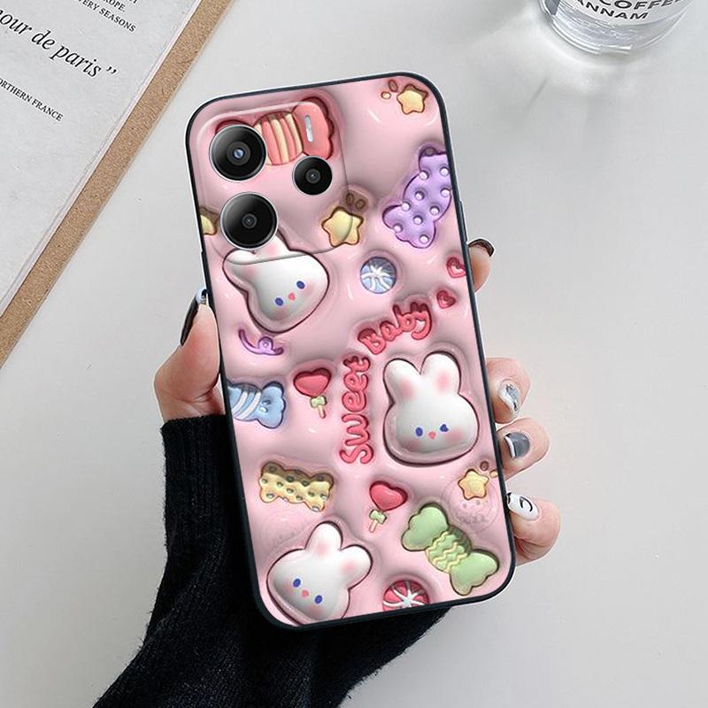 Für Xiaomi Redmi Note 14 5G Hülle Mode Weiche Silikon Rückseitenabdeckungen für Redmi Note14 5G Handyhülle etui Fundas Redmi Note 14 2025