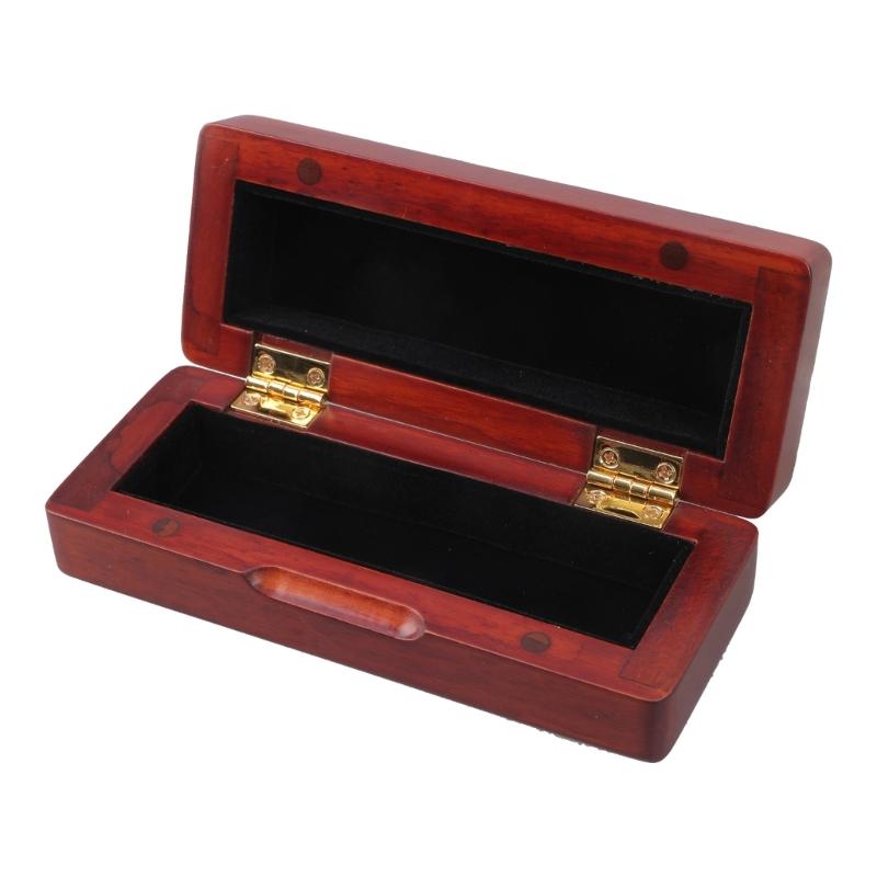 Saxophone Mouthpieces storage Box Maple Wood Mouthpiece Box Woodwind Mouthpiece Case Musical Instrument Accessories