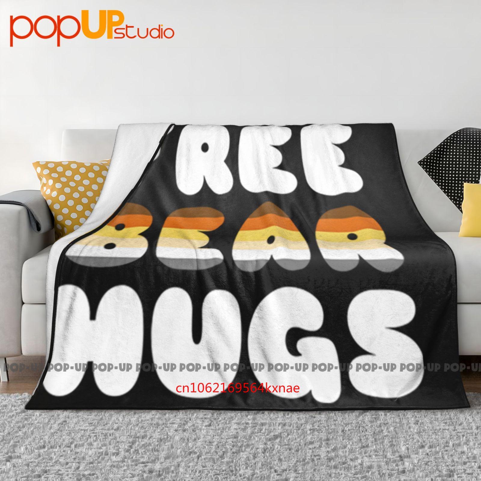

Bear Hugs Gay Bear Ultra-Soft Blanket Quilt Winter Sofa Cover Bed Covers 30x40in