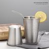 Multi-Purpose Stainless Steel Cup: Household, Outdoor, Tea, Beer, and Mouthwash Cup