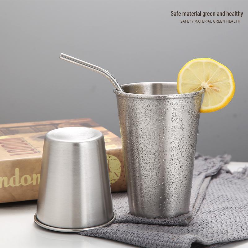 Multi-Purpose Stainless Steel Cup: Household, Outdoor, Tea, Beer, and Mouthwash Cup