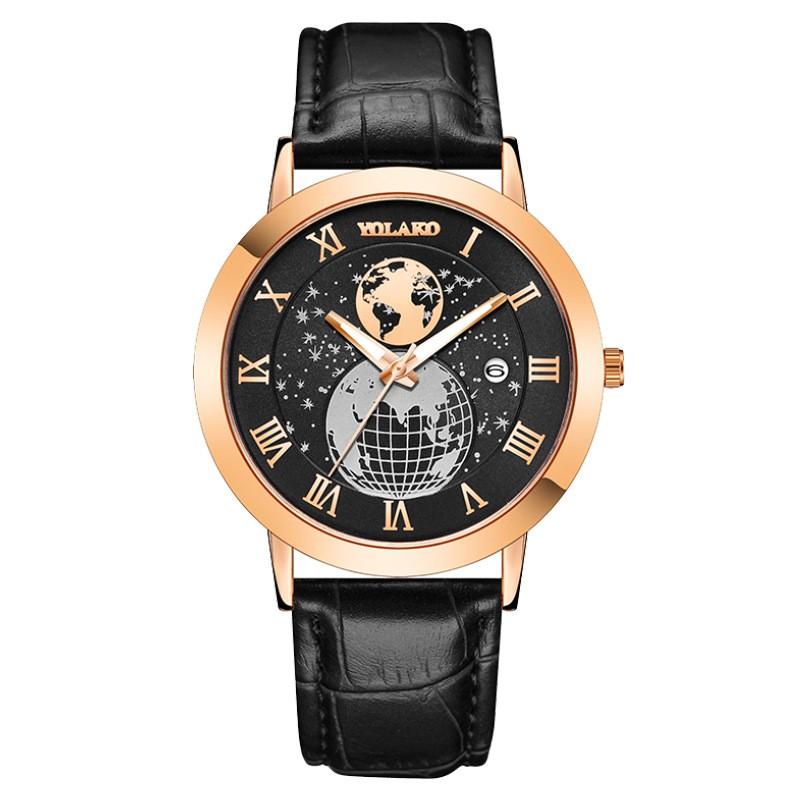 Mens Leather Business Fashion Watch Strap Watch For Gift Giving