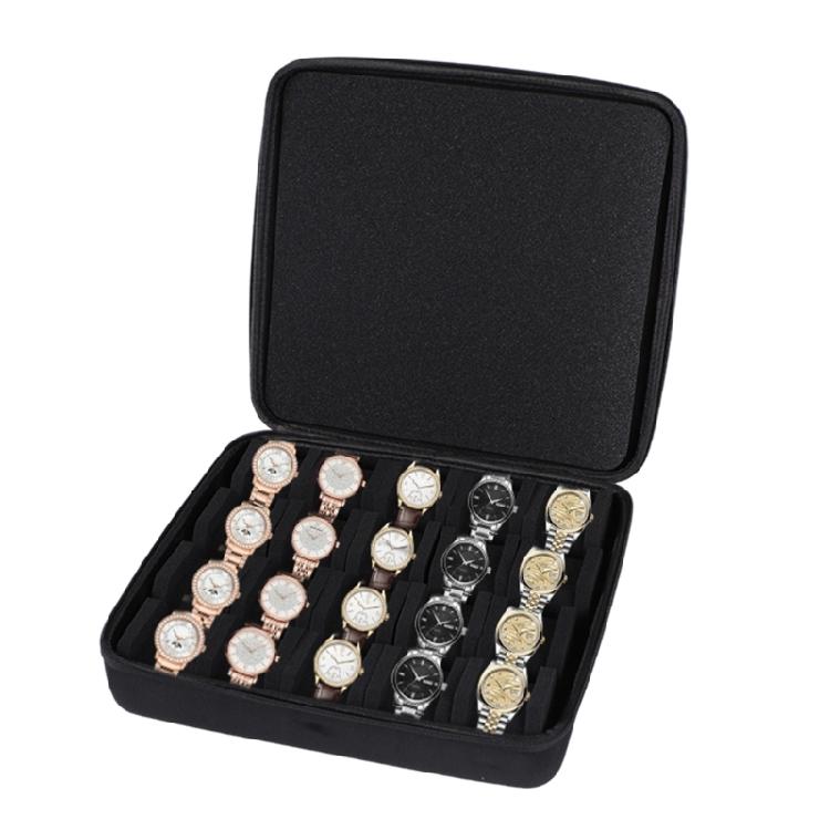 20 Slot Jewelry Watch Travel Case Organizers Coin Bag Wristwatch Box Waterproof Portable Storage Box Shockproof Pouches