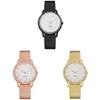 Ladies Silver Gold Rose Gold Luminous Quartz Watch With Stainless Steel Buckle For Women