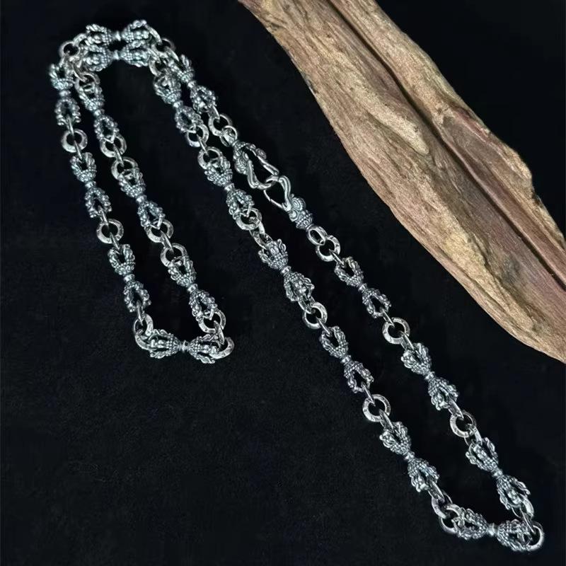 New Fashion Sweater Chain Tibetan Retro Ethnic Style Trendy Versatile Personalized Clavicle Wedding Jewelry
