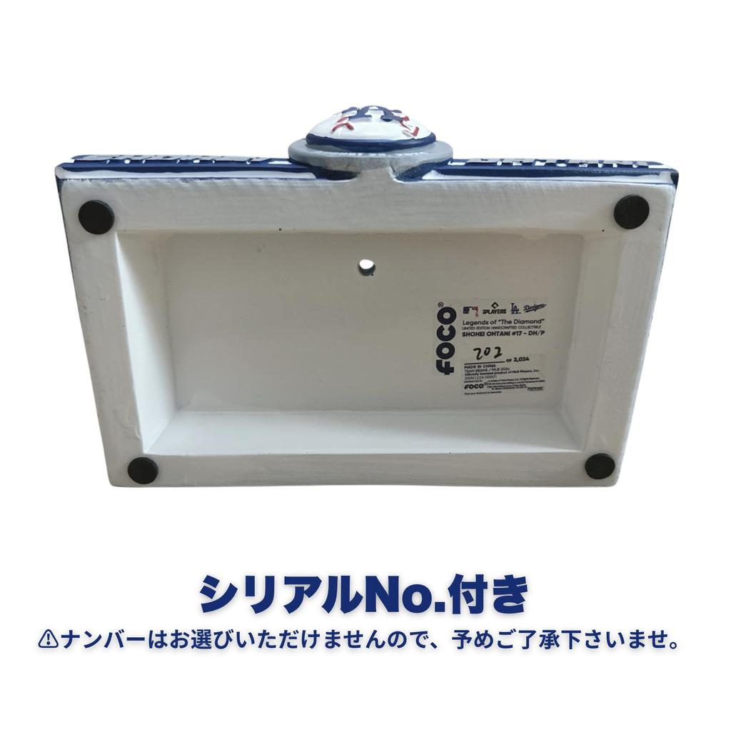 [Limited to 2024 pieces worldwide] Shohei Ohtani Bobblehead, Official MLB FOCO Merchandise, 40-40 Club Sliding Figure, Dodgers Bubble Head