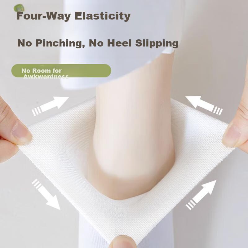 JAJALIN Disposable Socks Travel Portable Unisex Training Daily Socks Four Seasons White 10 Pairs