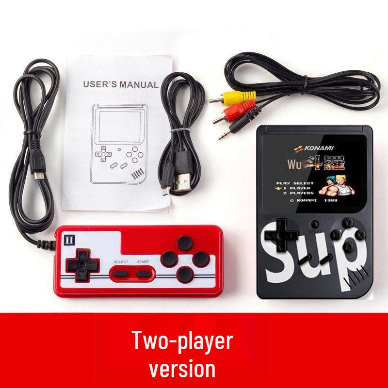 Klassische Retro-Handheld-Spielekonsole: 400-in-1 mit Einzel- und Doppelspielermodi