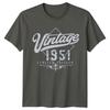Vintage 1951 Limited Edition 75th Birthday Unisexs TShirt Gift