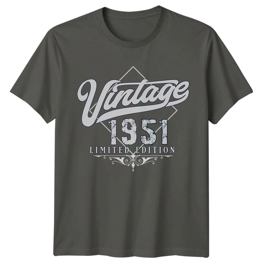Vintage 1951 Limited Edition 75th Birthday Unisexs TShirt Gift