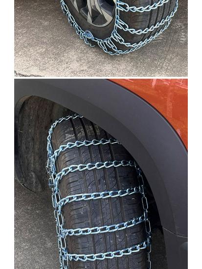 Snow Car Anti-Skid Chain for Lynk & Co 06 - Thickened Iron Chains for 215/55 R18 and 225/45 R19 Tires