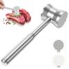 Meat Tenderizer Hammer Double-Sided Meats Hammer Stainless Steel/Zinc Alloy Meat Mallet for Beef Chicken Steak Kitchen Gadgets