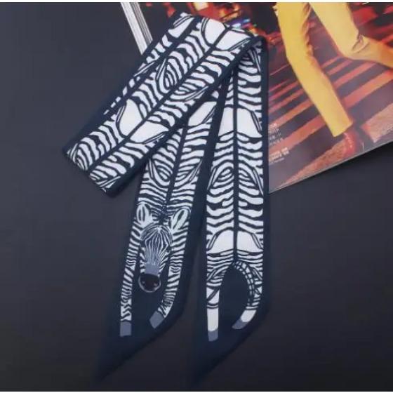 Animals Cheetah Silk Scarf New Bag Scarf For Women Luxury Brand Foulard Women Tie Fashion Head Scarves For Ladies Girls