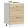 VidaXL Base Kitchen Cabinet "Lyon" Sonoma Oak Engineered Wood 854252