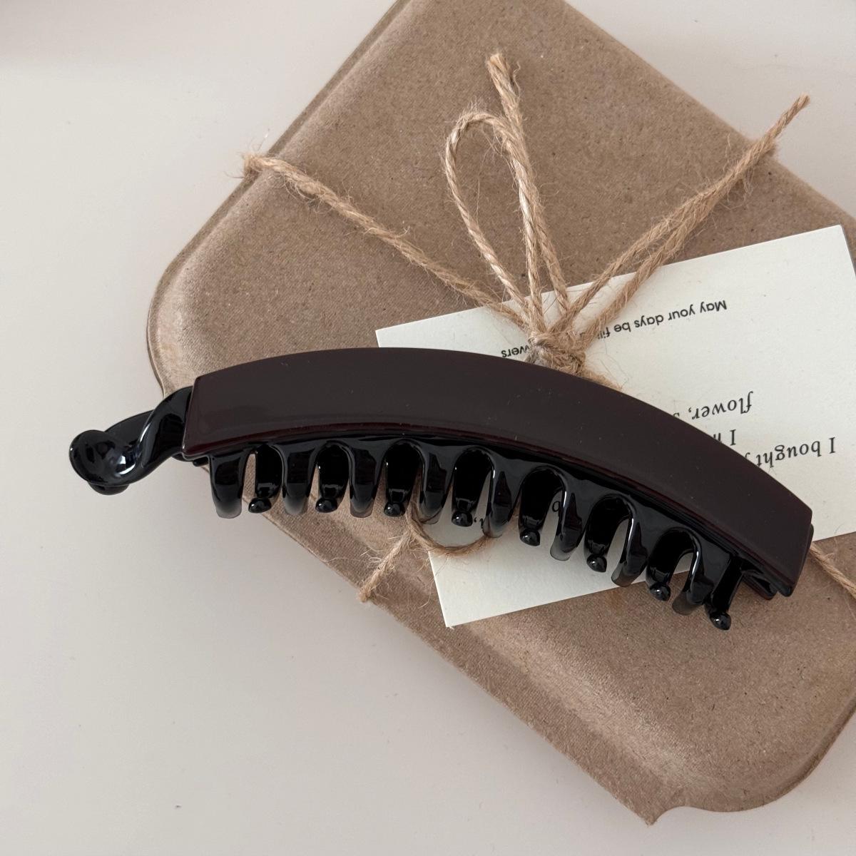 Высококачественная ацетатная заколка-банан для густых волос – Большая женская заколка-скрутка для хвоста