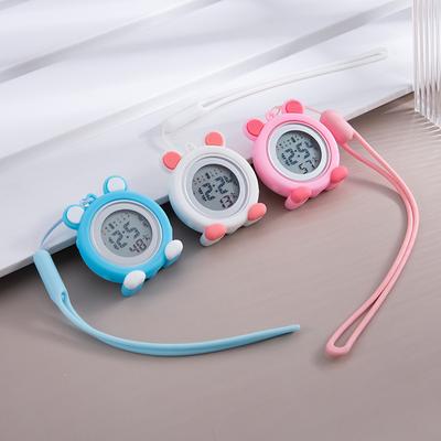 Relógio de Enfermeira Multifuncional Elástico de Silicone que Brilha no Escuro Relógio Pendente Desenho Animado Bonito Digital Eletrônico Médico Cronômetro Relógio de Bolso