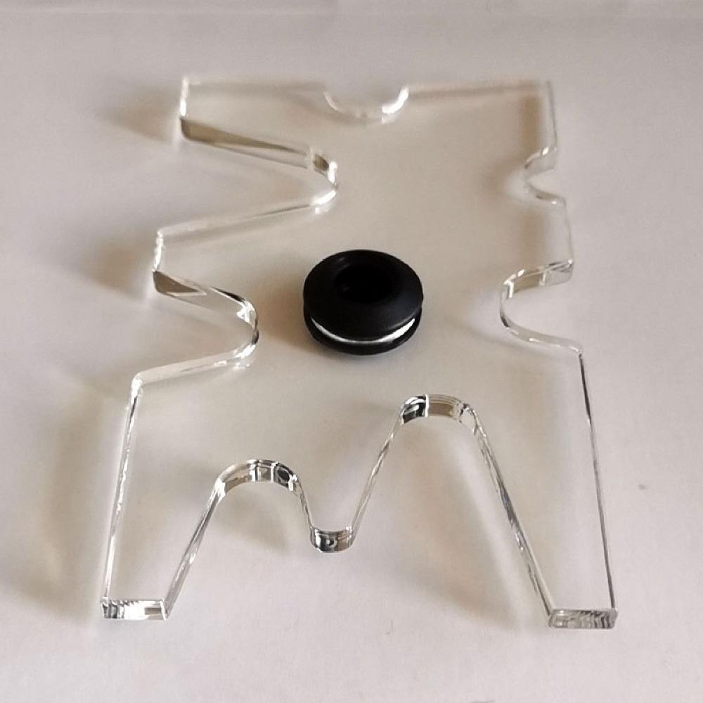 Portable Design Billiard Bridge Head Clear Acrylic Billiard Cue Bridge  Training Practice