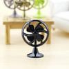 Creative 1:12 Scale Dollhouse Electric Fan Retro Vintage Doll Fan Furniture Living Scene Play House Mini Fan Model Girls Gift
