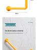 135° Anti-Slip Stainless Steel Bathroom Grab Bar for Elderly - Accessible Stair & Toilet Handrail