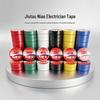 Nine-Headed Bird Electrician's Insulating Tape, 10m PVC, Temperature Resistant up to 80°C, Voltage Resistant up to 600V, Mixed Colors.
