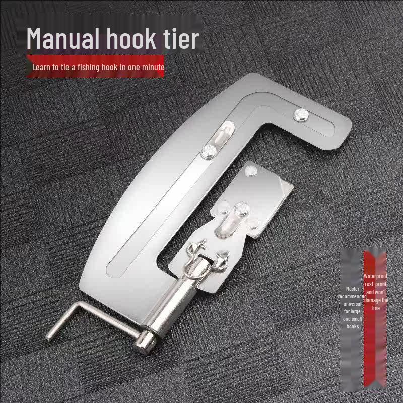 

Гачок для риболовлі та інструмент для зав язування вузлів – Ручний внутрішній шнур Легкий посібник