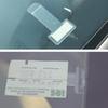 Yourkar 2 PCS Car Windshield Parking Ticket Holder, Transparent Parking Ticket Holder Clip with Adhesive Tape, Plastic Auto Windshield Invoice Clip,