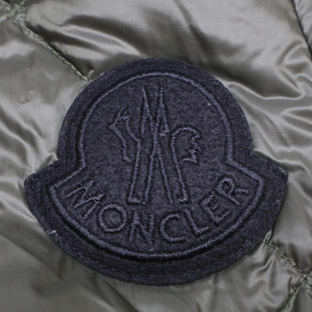 MONCLER [2020 model] DUROC quilted hoodie down coat 00 khakiUsed