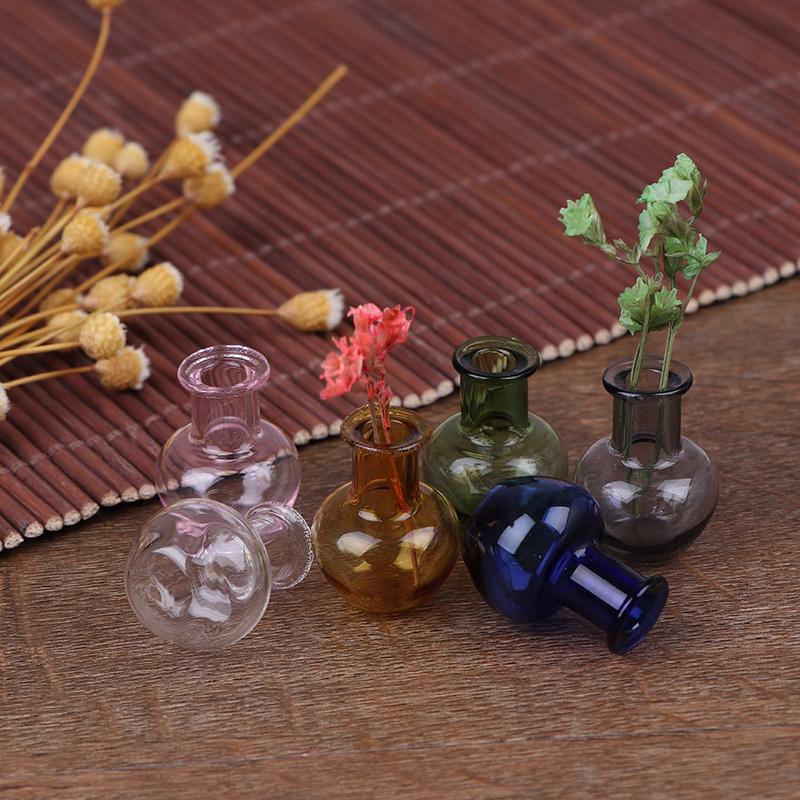 Glas 1: 12 Puppenhaus Miniatur Spielzeug Porzellan Dekoration Vase Topf