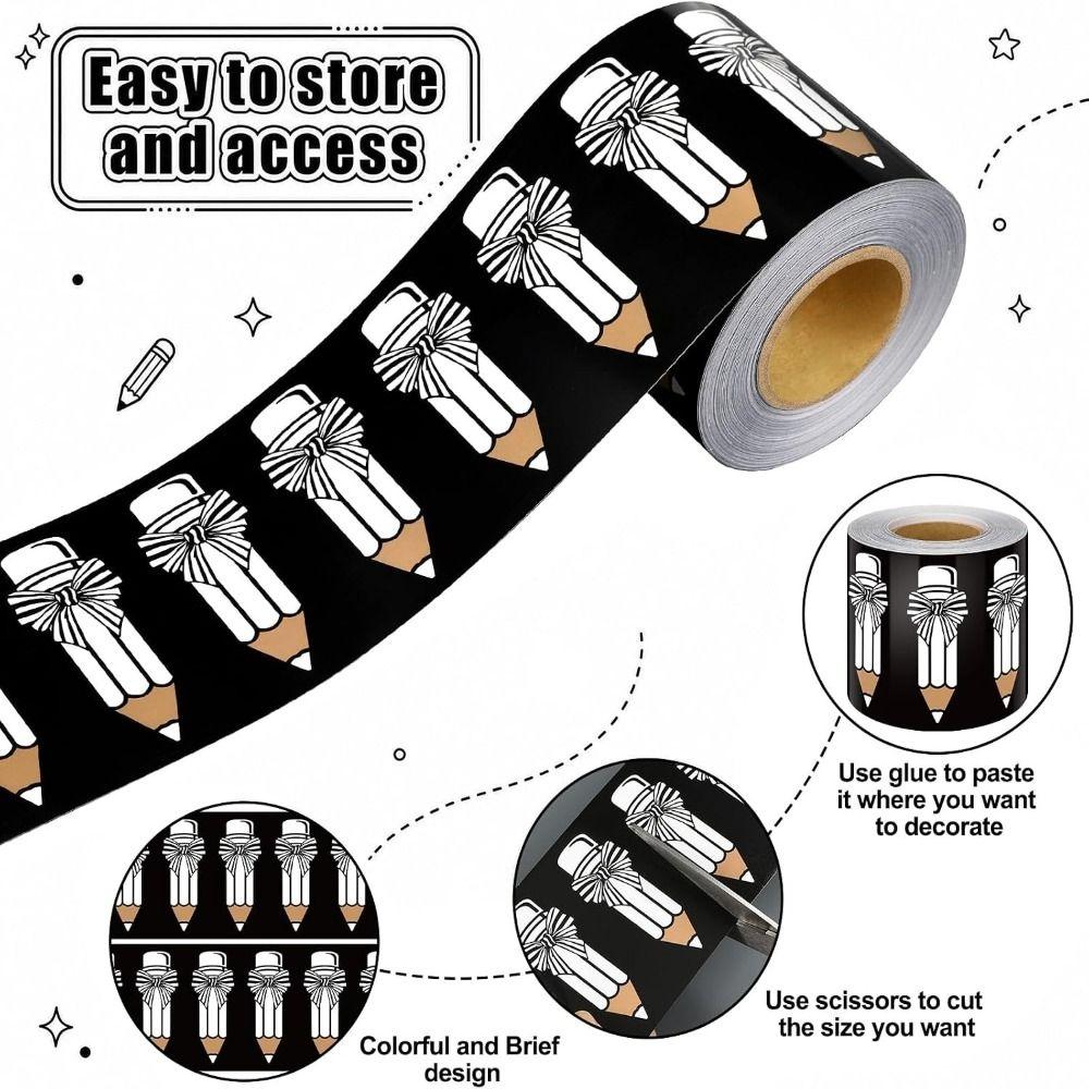 10m Bulletin Board Border Self Adhesive Wall Decoration Stickers  Bulletin Board Displays