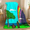 The Big Lez Show Animation Series Throw 240g Flannel Blanket, Suitable for Sofas, Beds, Offices, Exquisite Gift Blankets