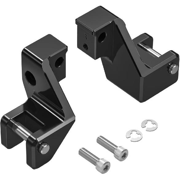 

NICECNC Passenger Footrest Lowering Kit Compatible with BMW R1250GS /R1250GS Adventure, 40mm Drop & 15mm Forward, Black, See Fitment чёрный