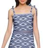Moomaya Printed Adjustable Shoulder Strap Women Casual Sleeveless Long Dress