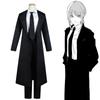 Anime Chainsaw Man Makima Angel Devil Cosplay Long Wig Black Shirt Pants Coat Suit Halloween Christmas Party Outfit Costumes