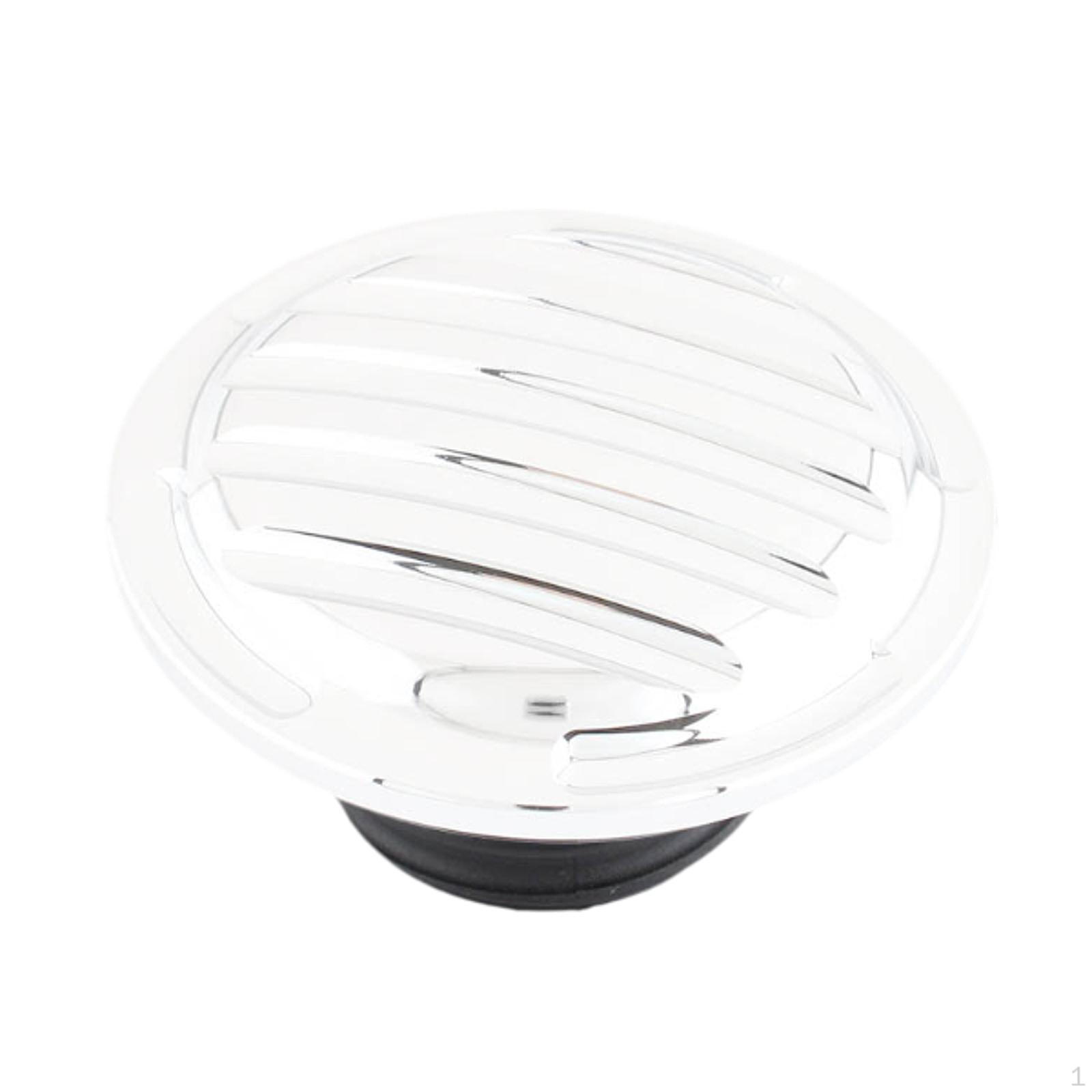 

Motorcycle Gas Oil Tank Cap Easy to Install Decorative High Performance Aluminum Alloy Directly Silver