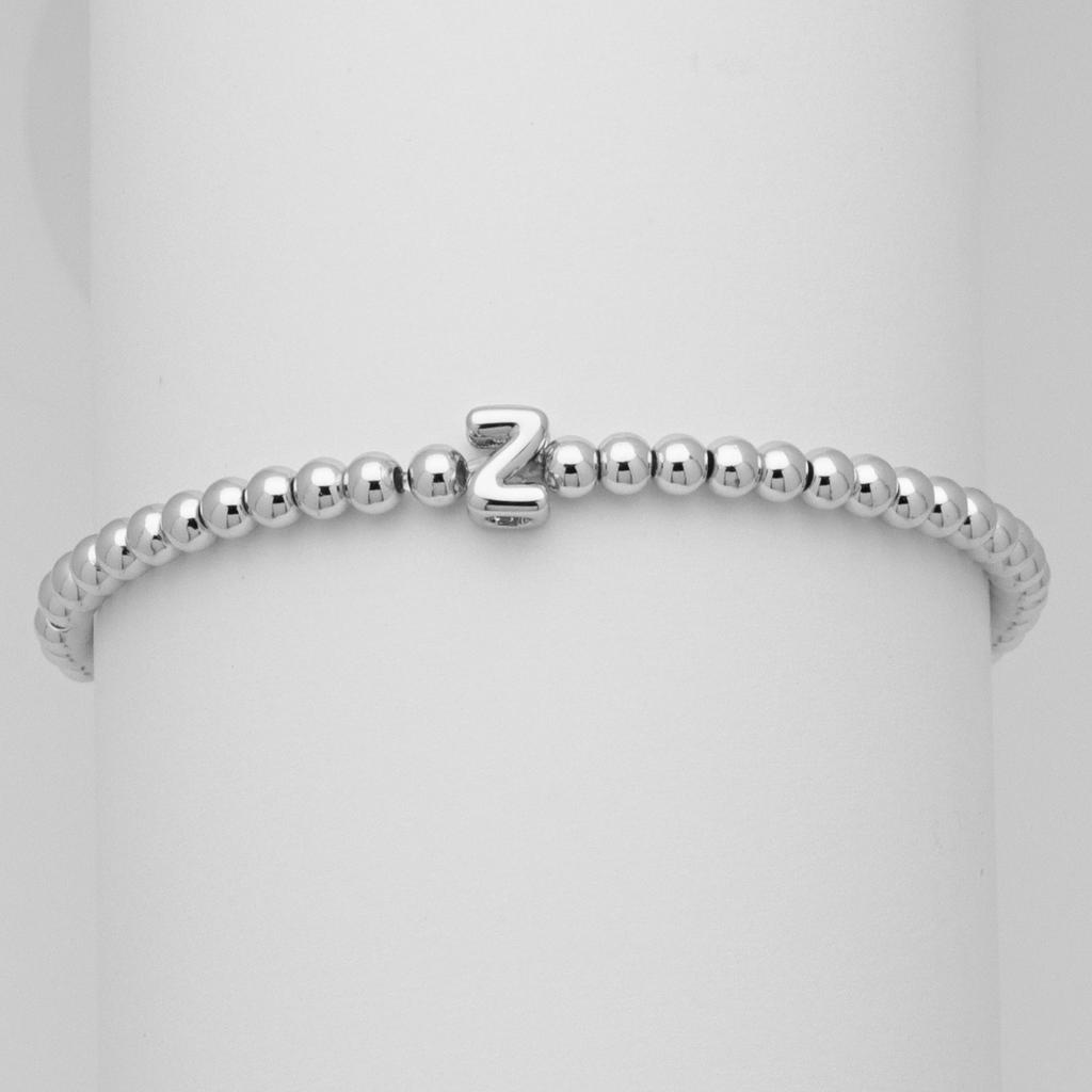 26 English Names White Gold Balloon Bubble Letter Bead Bead Bracelet Bracelet