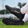 Men's/ Women's Football Boots Youth Artificial Grass Training Long Nails TF Microfiber Mesh Breathable Football Shoes Children's Football Shoes