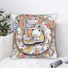 Bubu & Dudu Collage Pillow Cover Funny Pillow Case For Sofa Home Decoration Comfy Pillowcases Gift