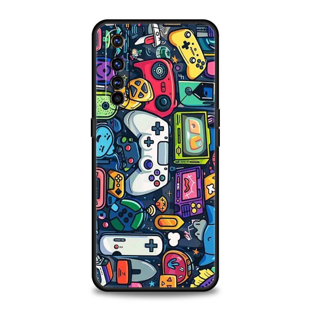 

Phone Case For Oppo A17 A31 A54 A57 A78 A79 A80 A98 Find X5 X6 Reno 7 8 10 11 12 13 F Pro Soft TPU Cover Technology Game Console Oppo Find X5