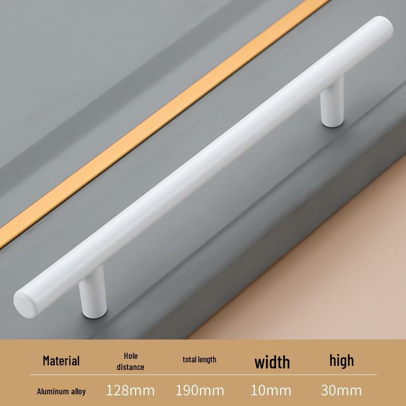 American White Aluminum Alloy Cabinet Handle