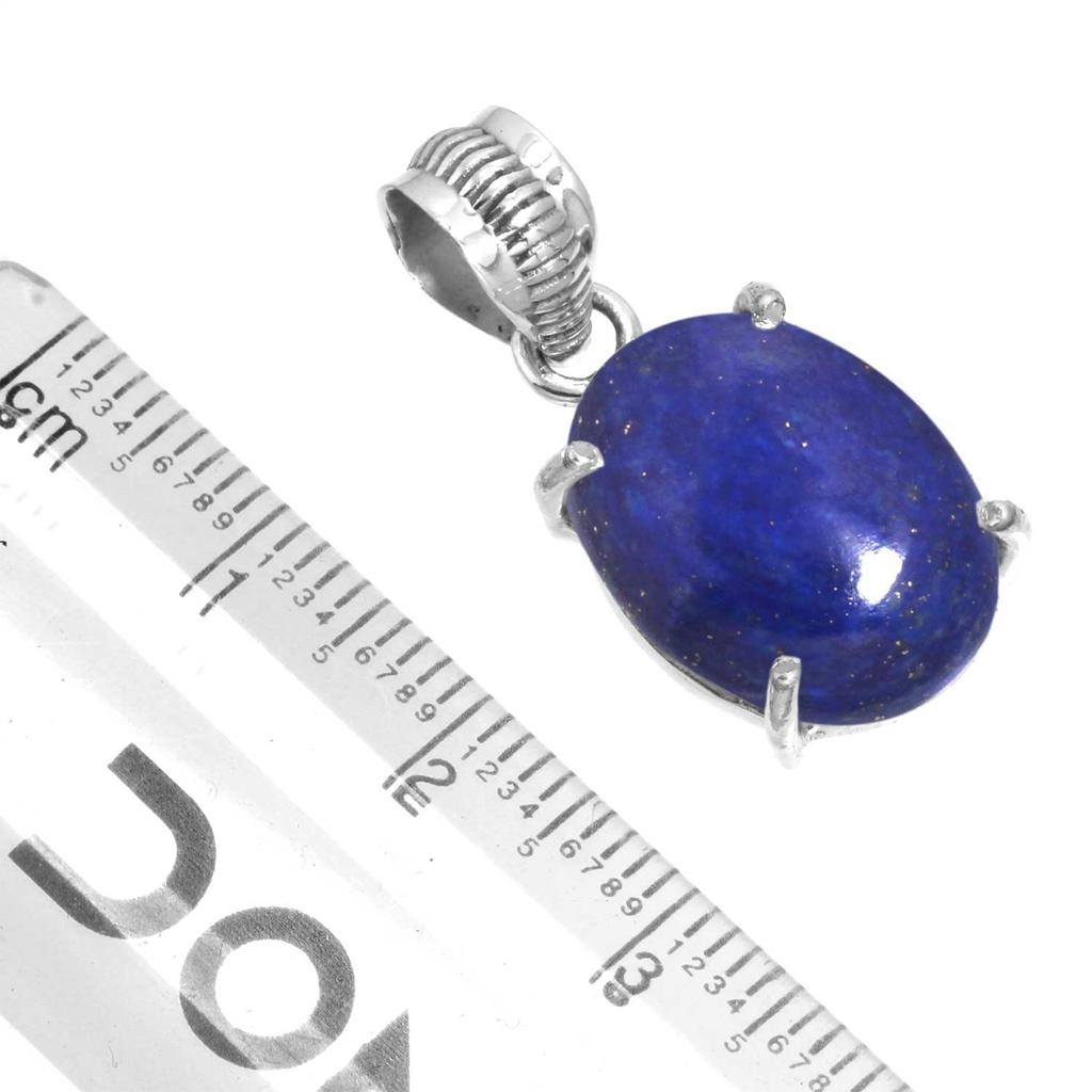 925 Sterling Silver Pendant Women Gemstone Handmade Jewelry Friendship Day Gift Blue Green Purple Copper Turquoise Pearl Lapis Mother Of Pearl