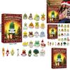 Kerst Emotionele Steun Adventskalender Met Cartoon Acryl Decoraties Om Cadeaus Te Geven
