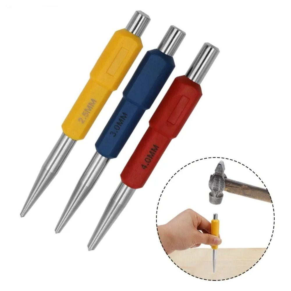

Solid Center Pin Punch Machinery Maintenance Woodworking Tool Bit Hand Tool 6 pcs